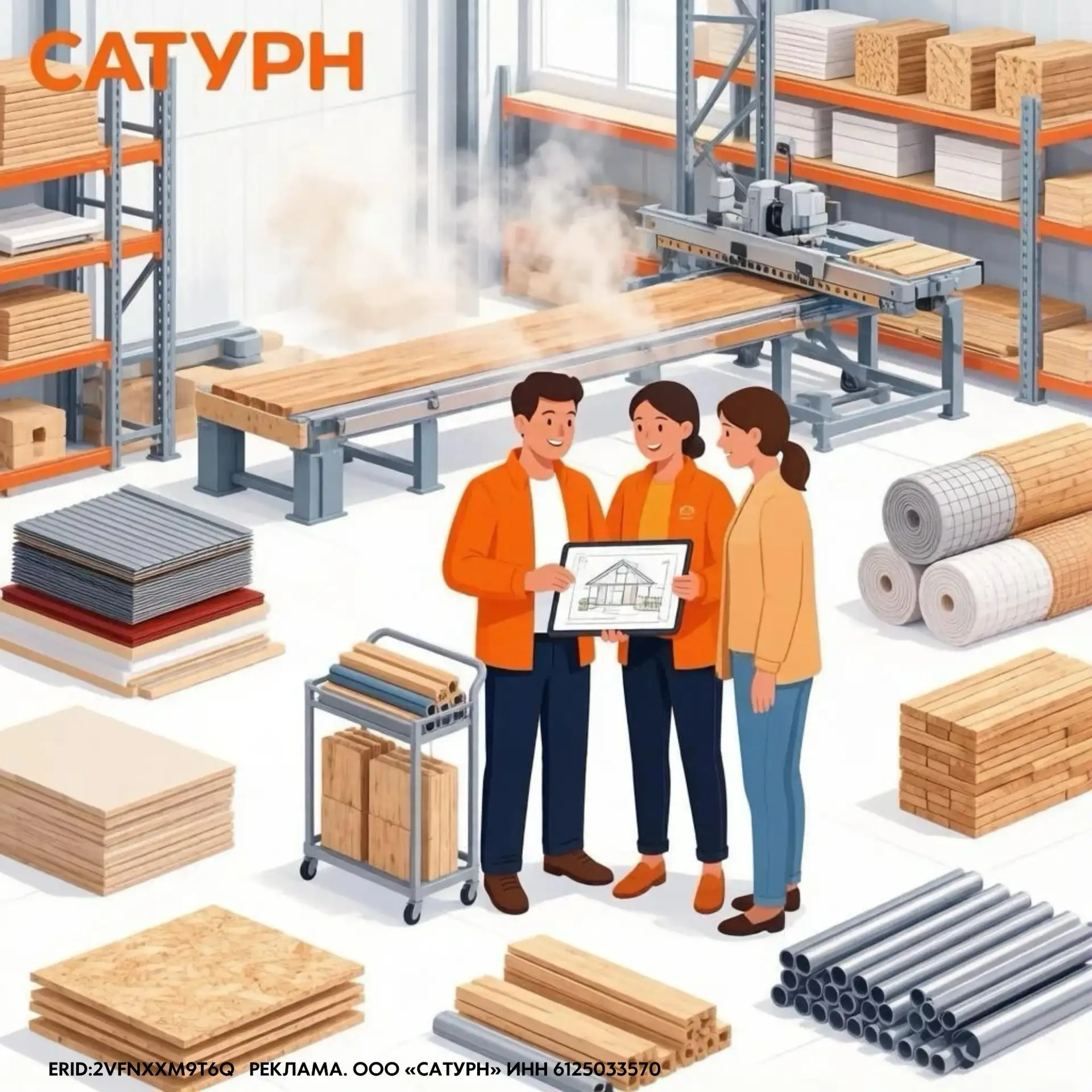 Строительная база «Сатурн»  — всё для стройки в одном месте