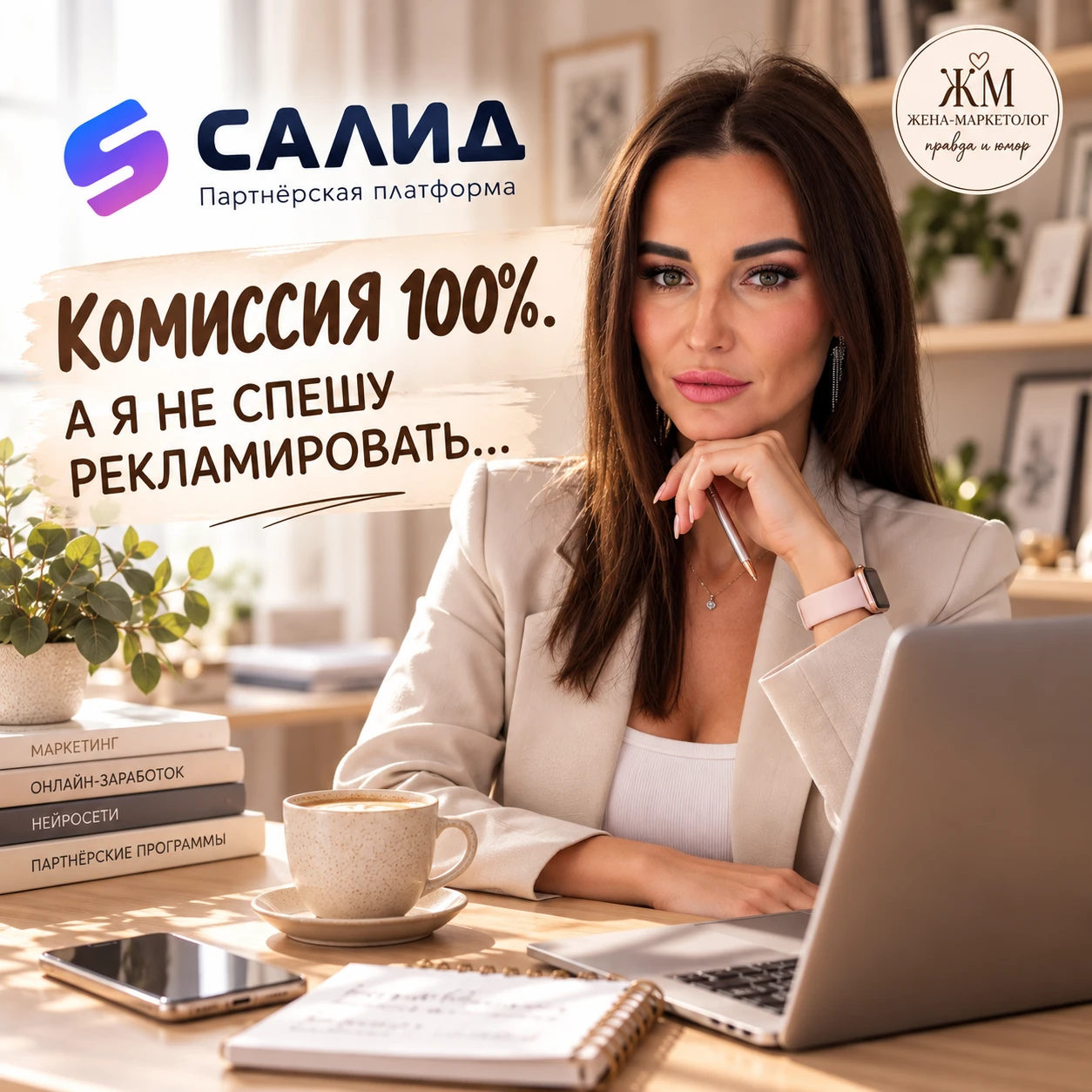 💰 КОМИССИЯ 100%. А Я НЕ СПЕШУ РЕКЛАМИРОВАТЬ