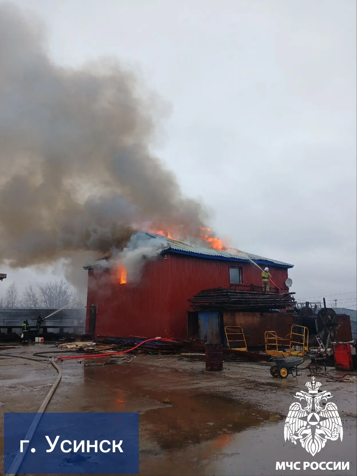 👨🏻‍🚒 За #ДежурныеСутки огнеборцы Республики Коми ликвидировали 2 возгорания. Пострад...