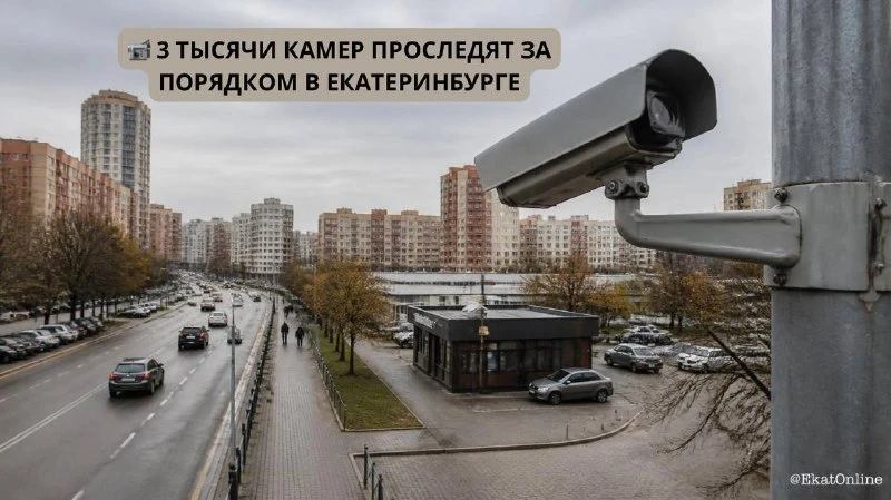 ​3 тысячи городских камер начнут следить за порядком на улицах Екатеринбурга