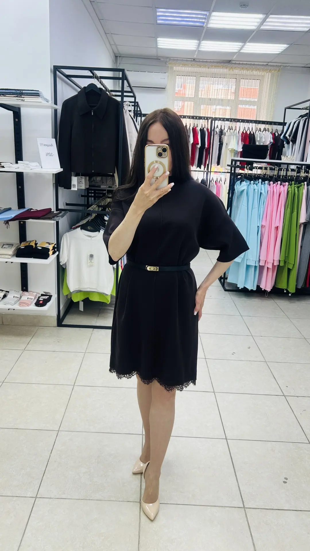 Платье с ремнем 2700