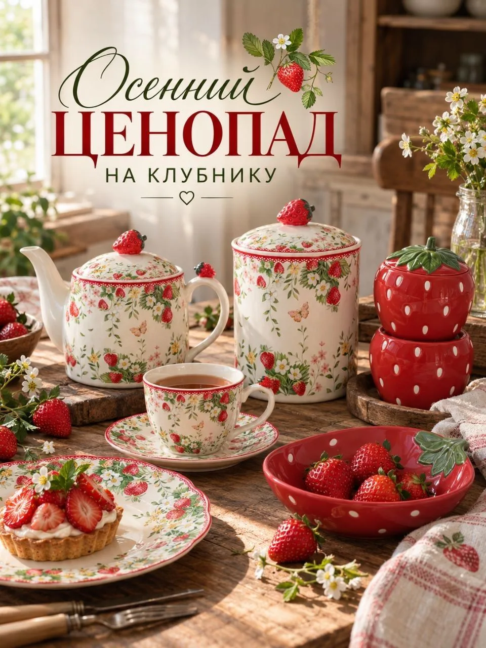🍓 Наши клубнички ещё никогда не были такими заманчивыми!
