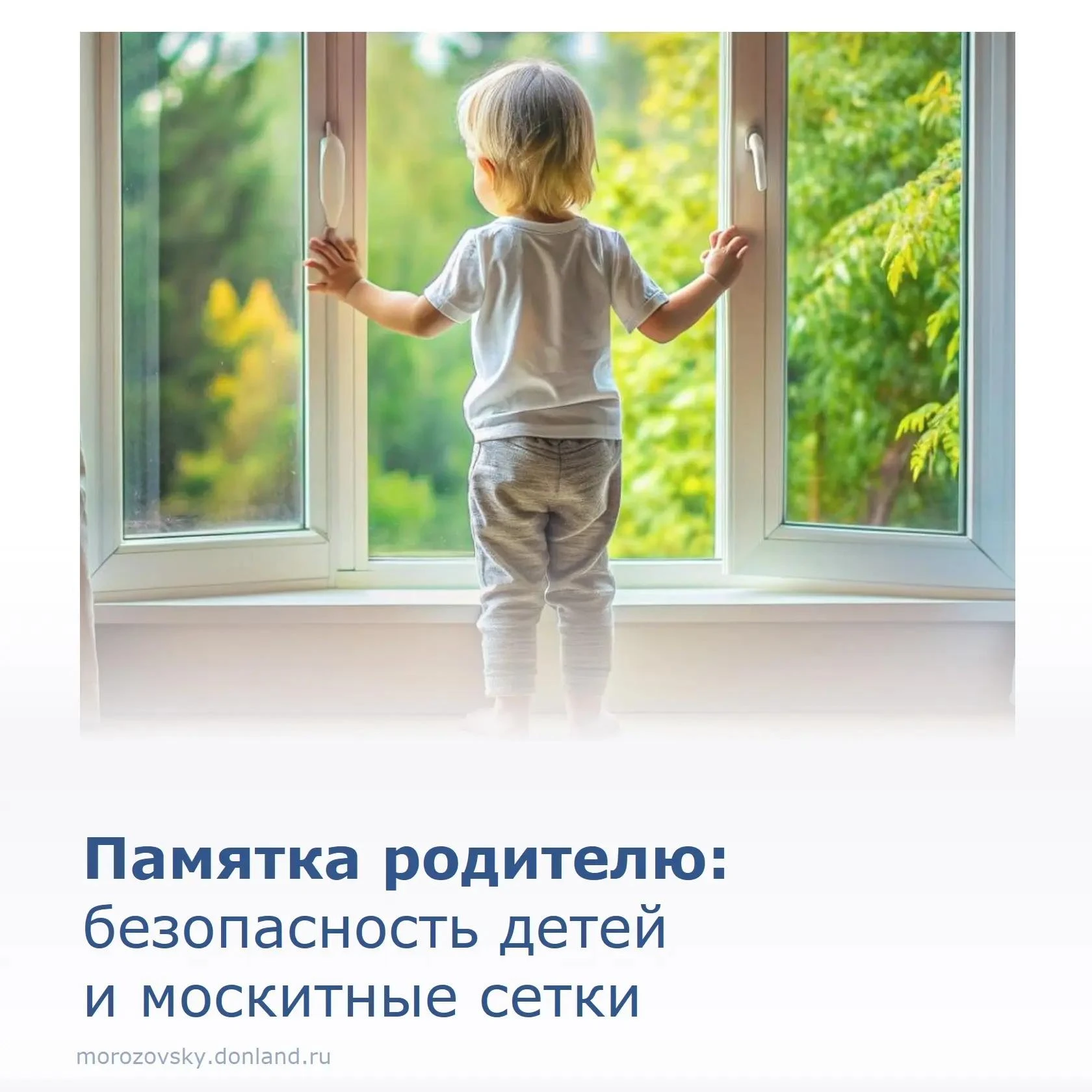 Москитная сетка — это не защита от падения!