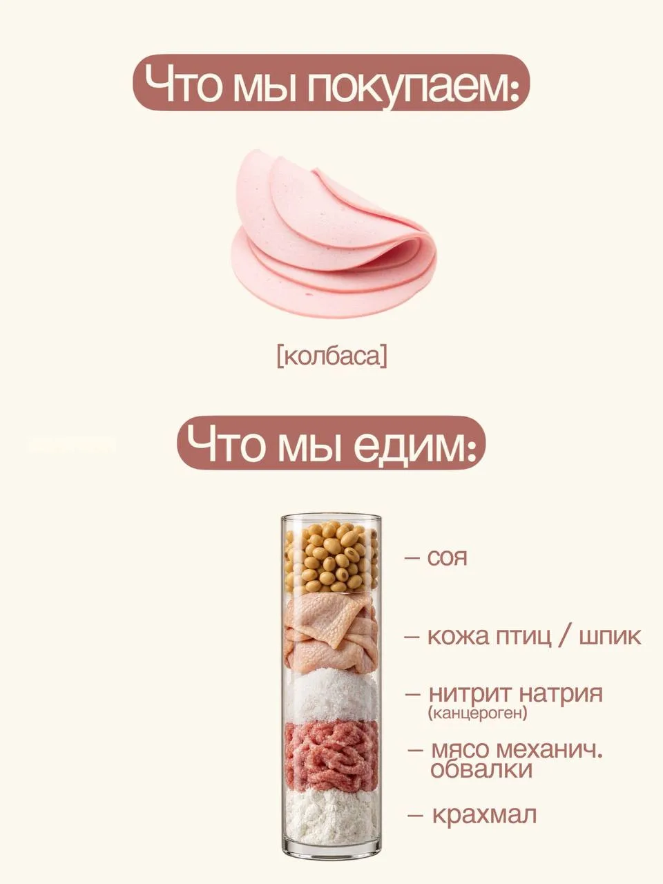 Читаете ли вы состав продуктов?