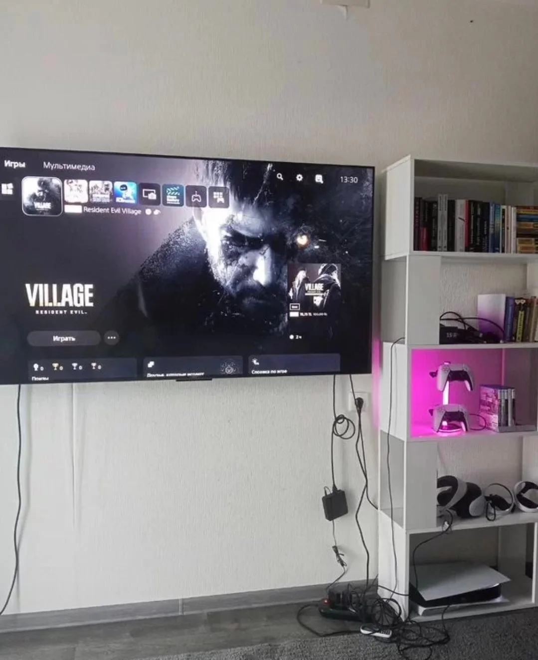 Продам игровую систему вместе с телевизором. Sony PlayStation 5 с дисководом, TCL 65 дю...