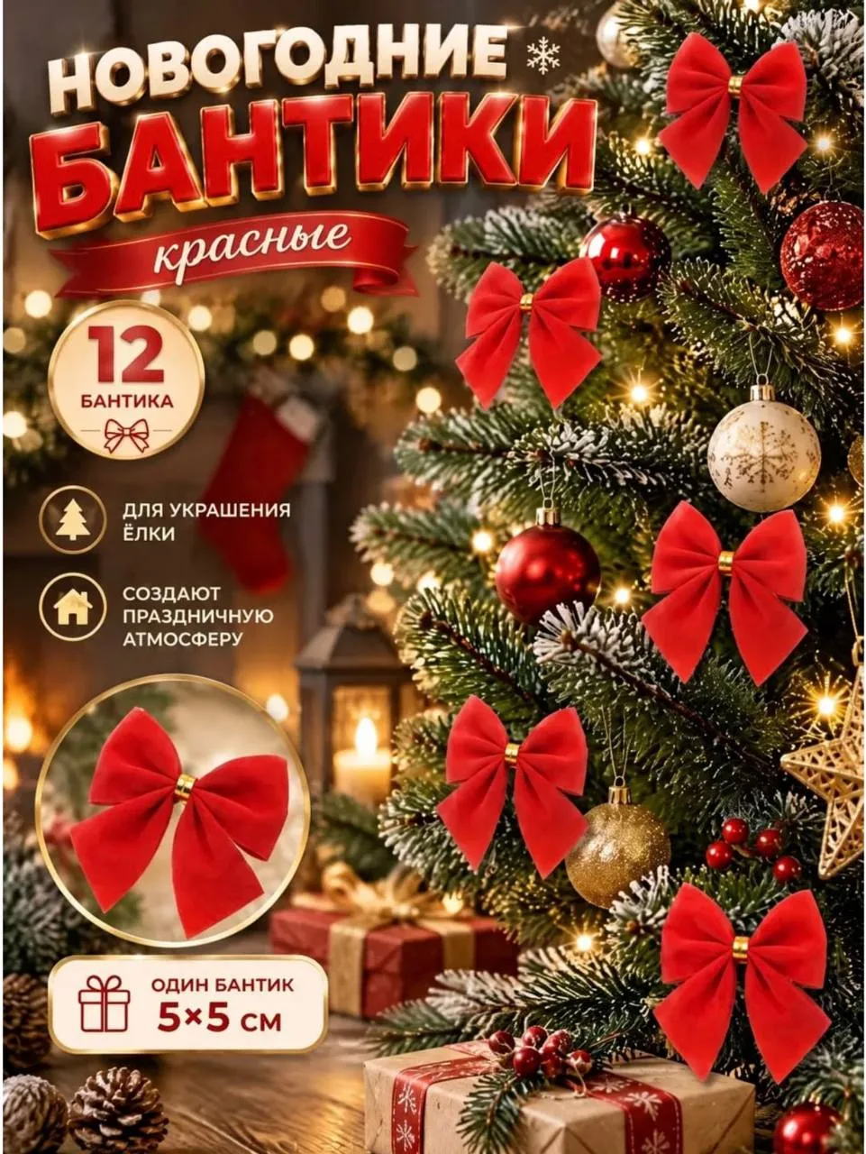 ✨ НОВОГОДНИЕ БАНТИКИ