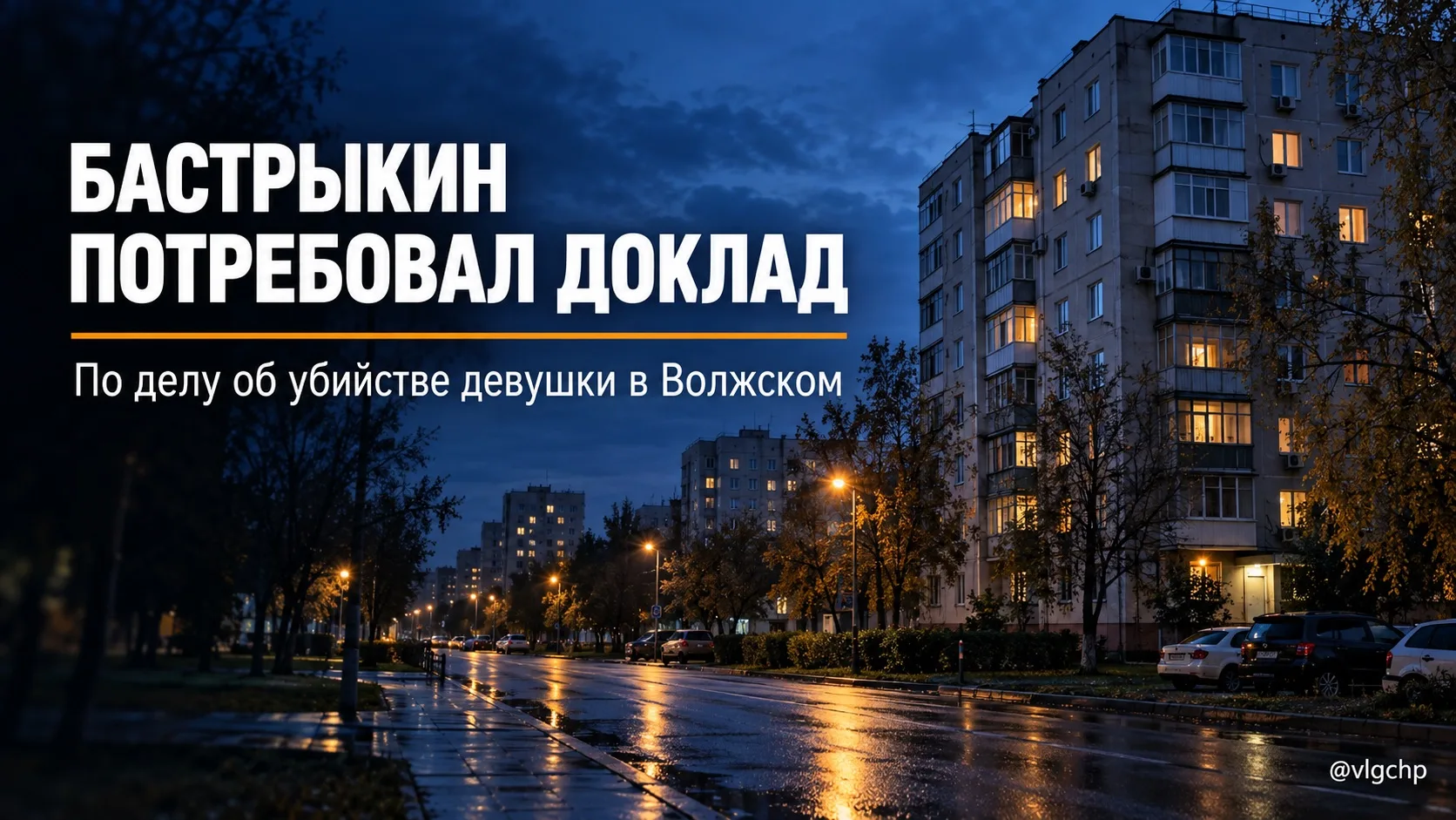 Бастрыкин потребовал доклад по делу об убийстве девушки в Волжском