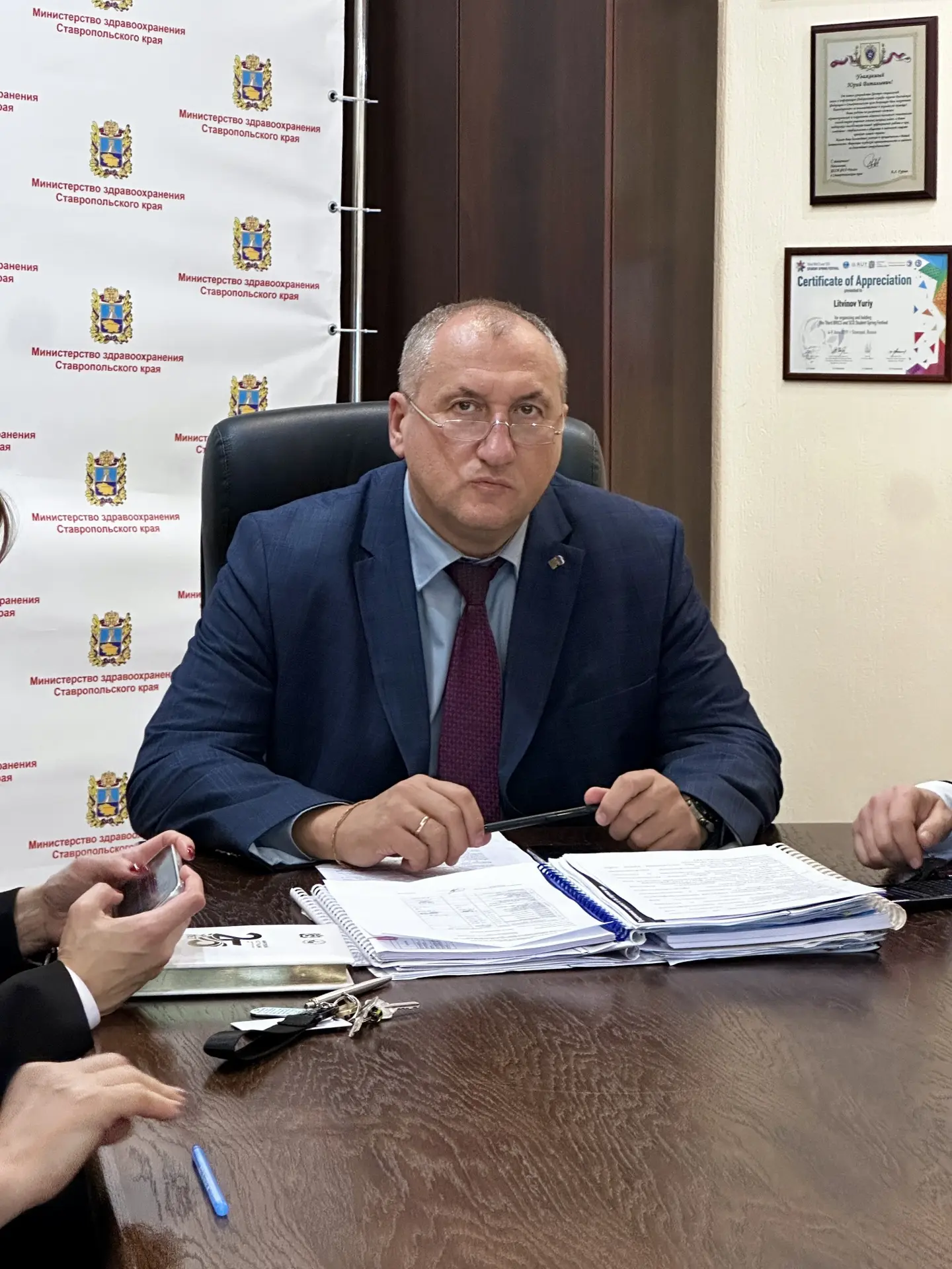 Завершилась прямая линия Губернатора Ставропольского края Владимира Владимирова. Жители...