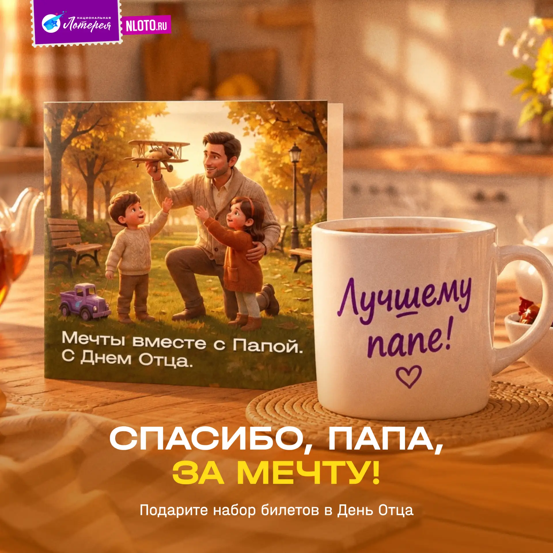 💙 Совсем скоро — тёплый и добрый праздник, День отца!