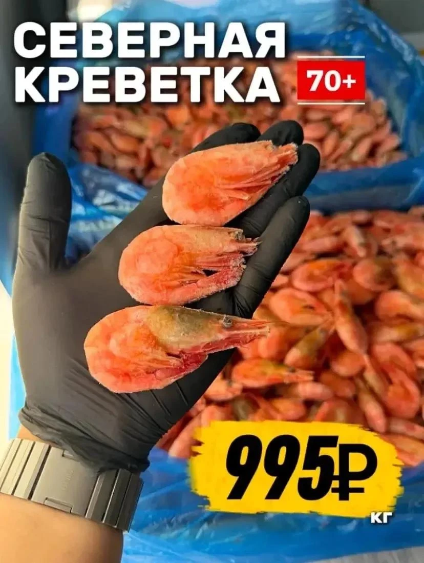 🦐 КРЕВЕТКИ В НАЛИЧИИ
