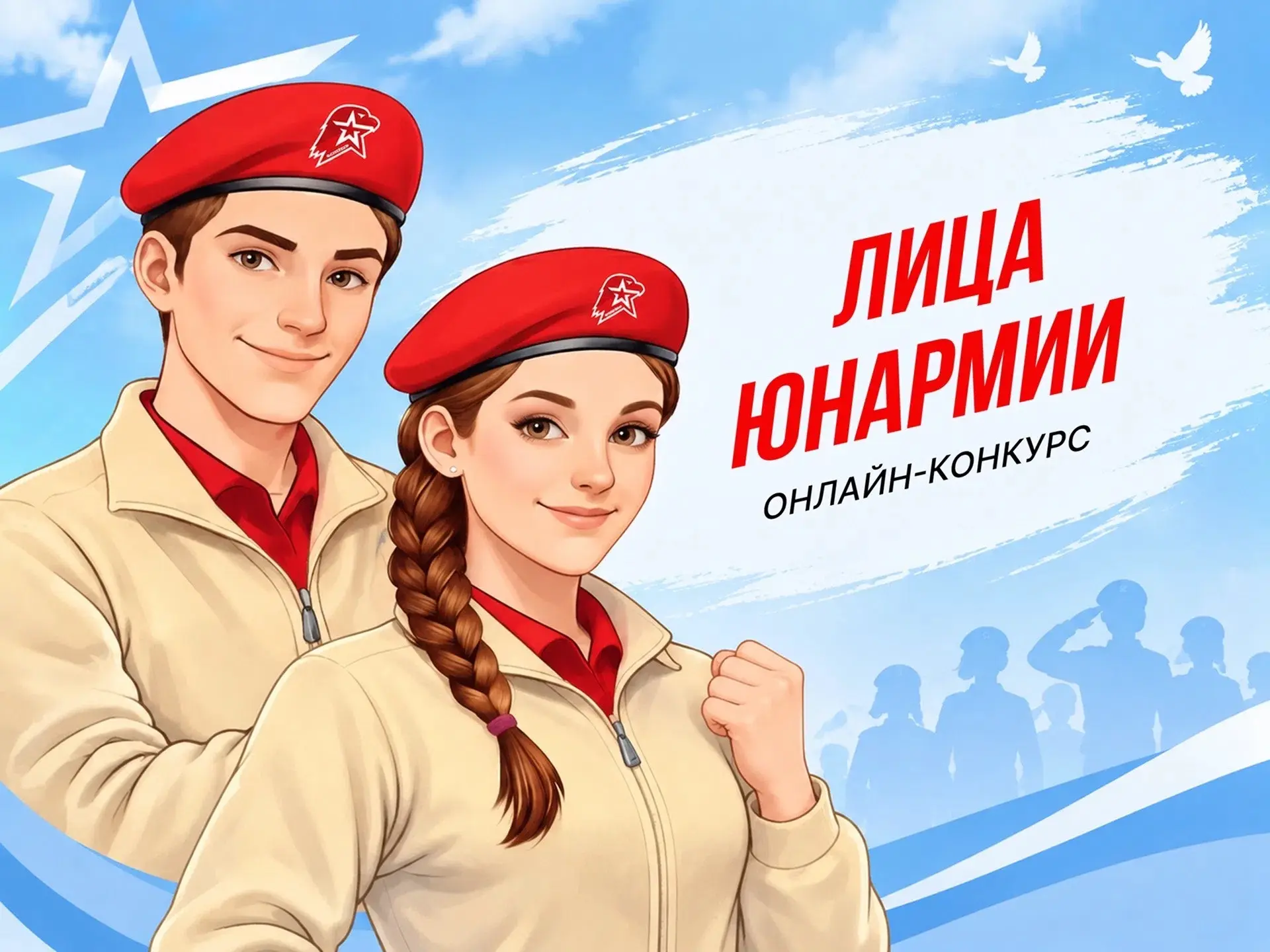Участие в конкурсе «Лица ЮНАРМИИ» 🇷🇺