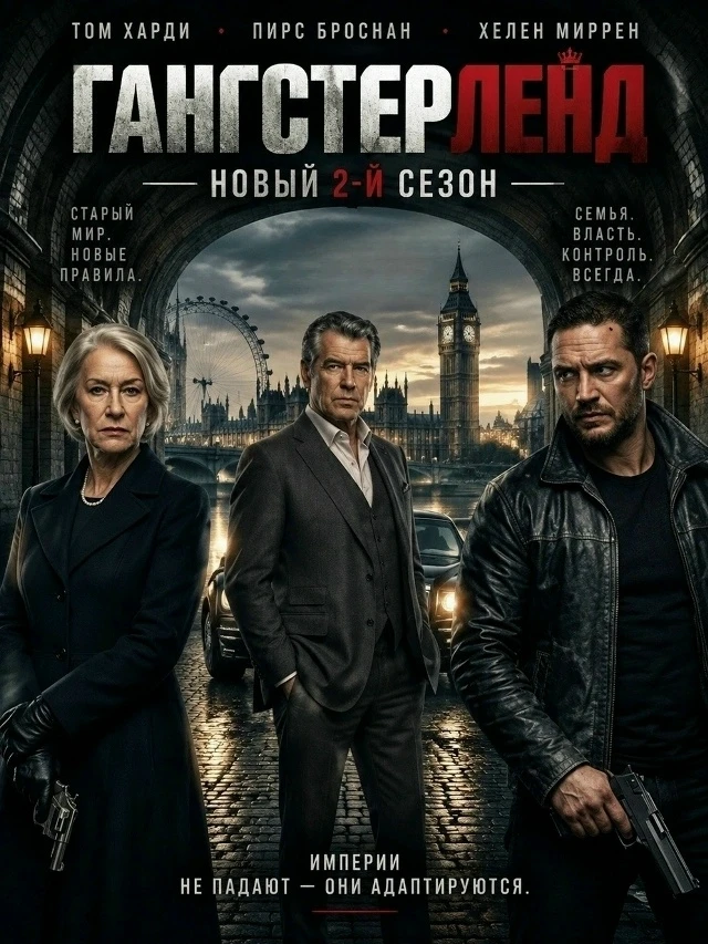 Гангстерленд (2026) 2 сезон \ серия 1-4  🔥