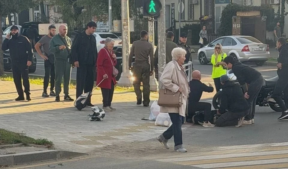 Мотоциклист жив после ДТП на Доме связи
