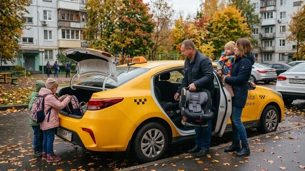 🚕  Доплату за поездки с детьми в такси хотят отменить в России.