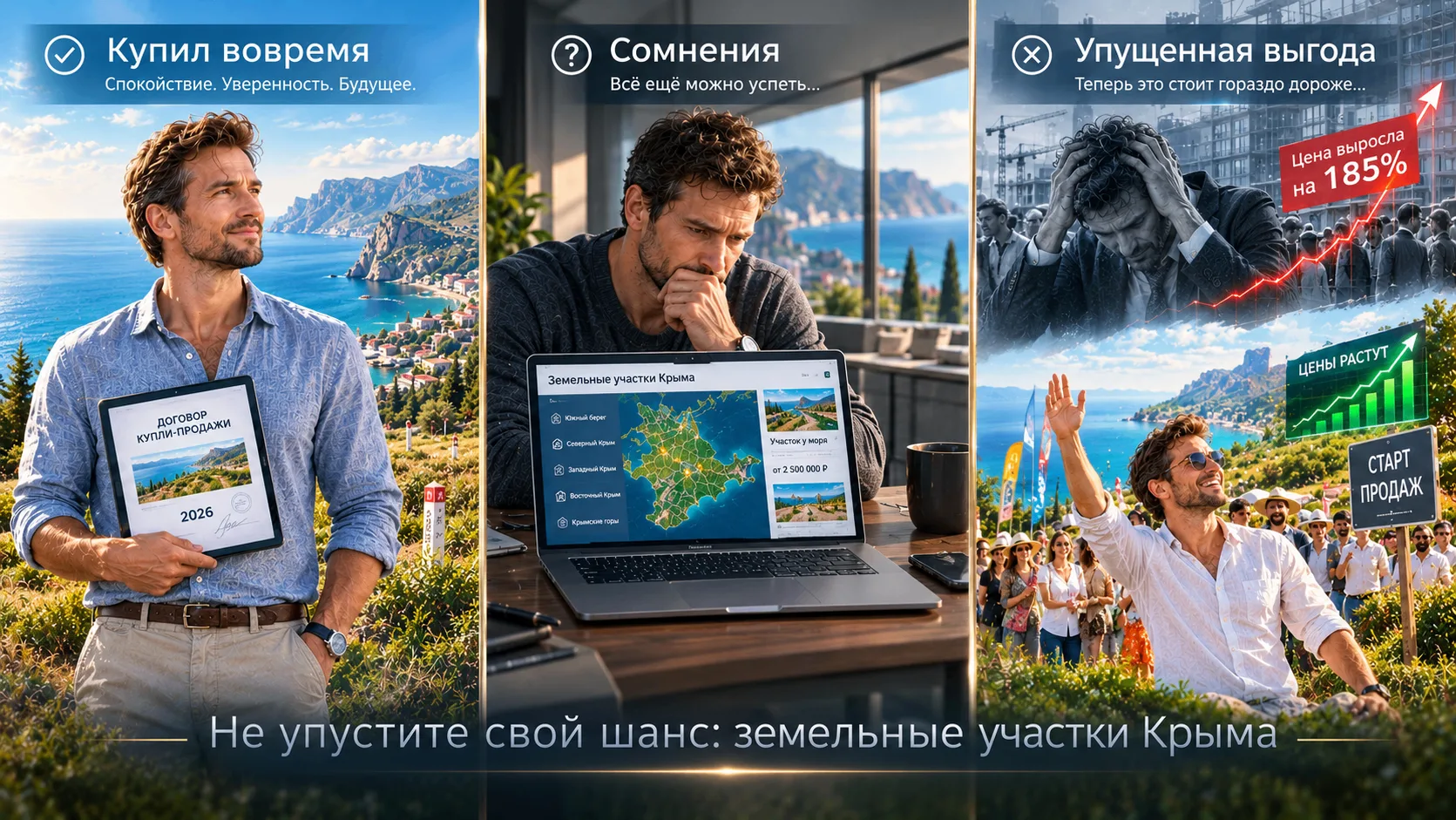 Сейчас — как Сочи до Олимпиады: момент, когда земля ещё доступна