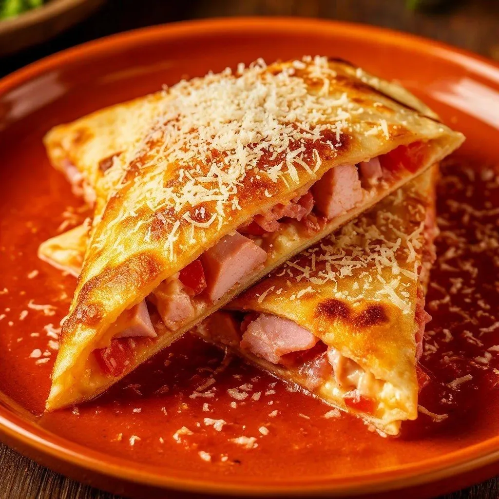Треугольники с ветчиной и сыром 🧀🥪✨