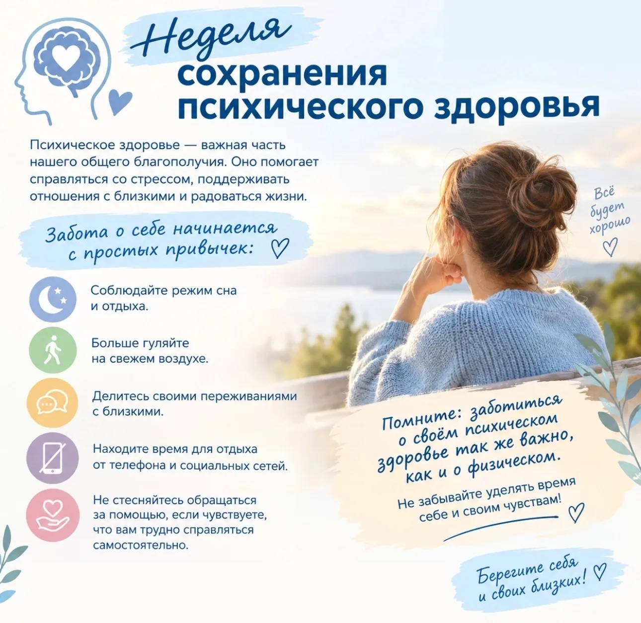 💙 Психическое здоровье — важная часть нашего благополучия