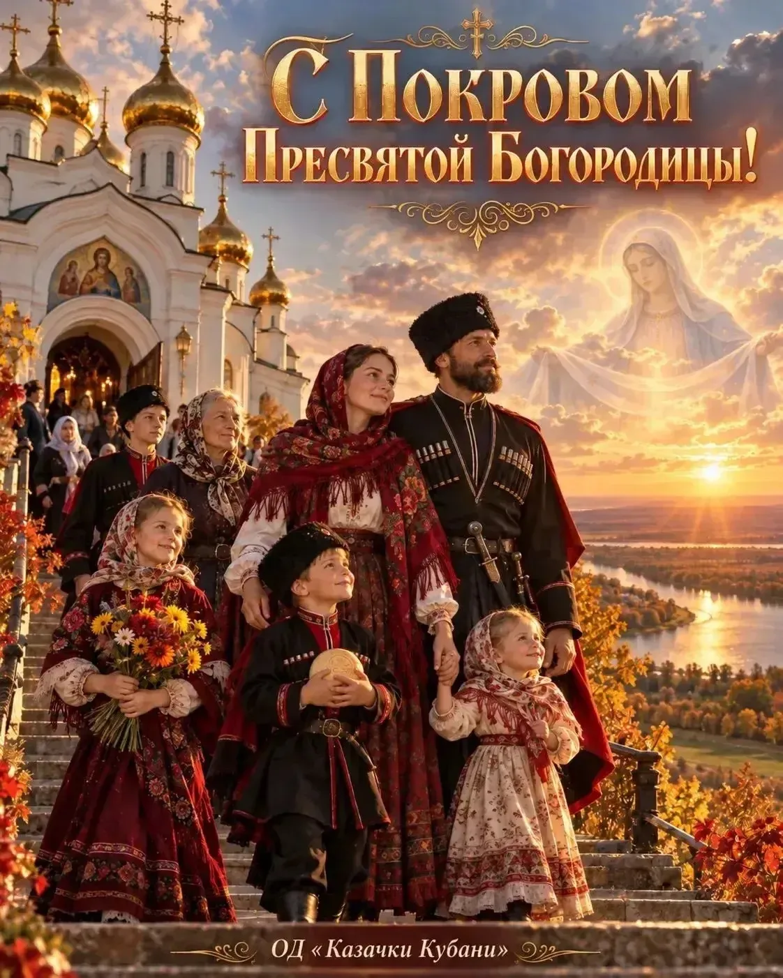 Праздник Покрова Пресвятой Богородицы стал особо почитаемым среди казаков. Казачата 6 К...