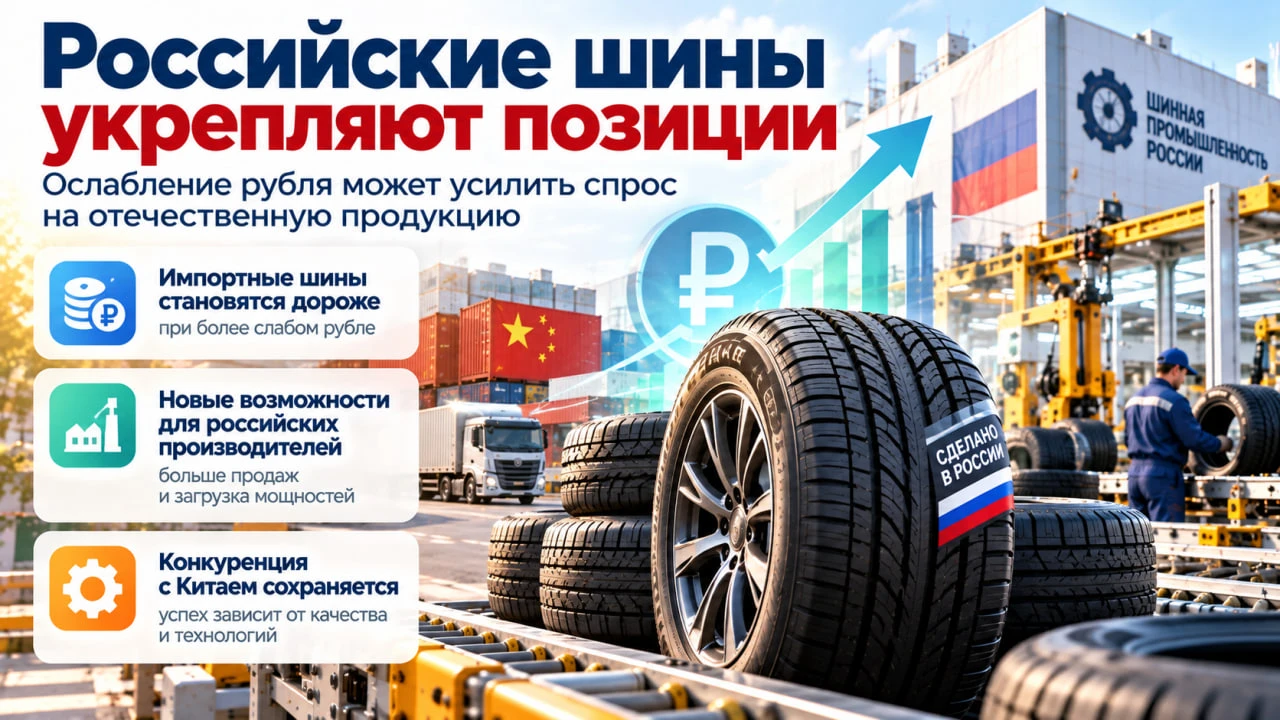 Российские производители шин рассчитывают укрепить позиции на внутреннем рынке. Отечест...