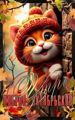 🔆С добрым утром октября! 🍁Желаем ясности за окошком и в делах. Пусть красивый листопа...