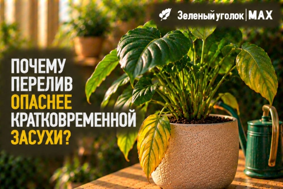 💧 ПОЧЕМУ ПЕРЕЛИВ ОПАСНЕЕ КРАТКОВРЕМЕННОЙ ЗАСУХИ?