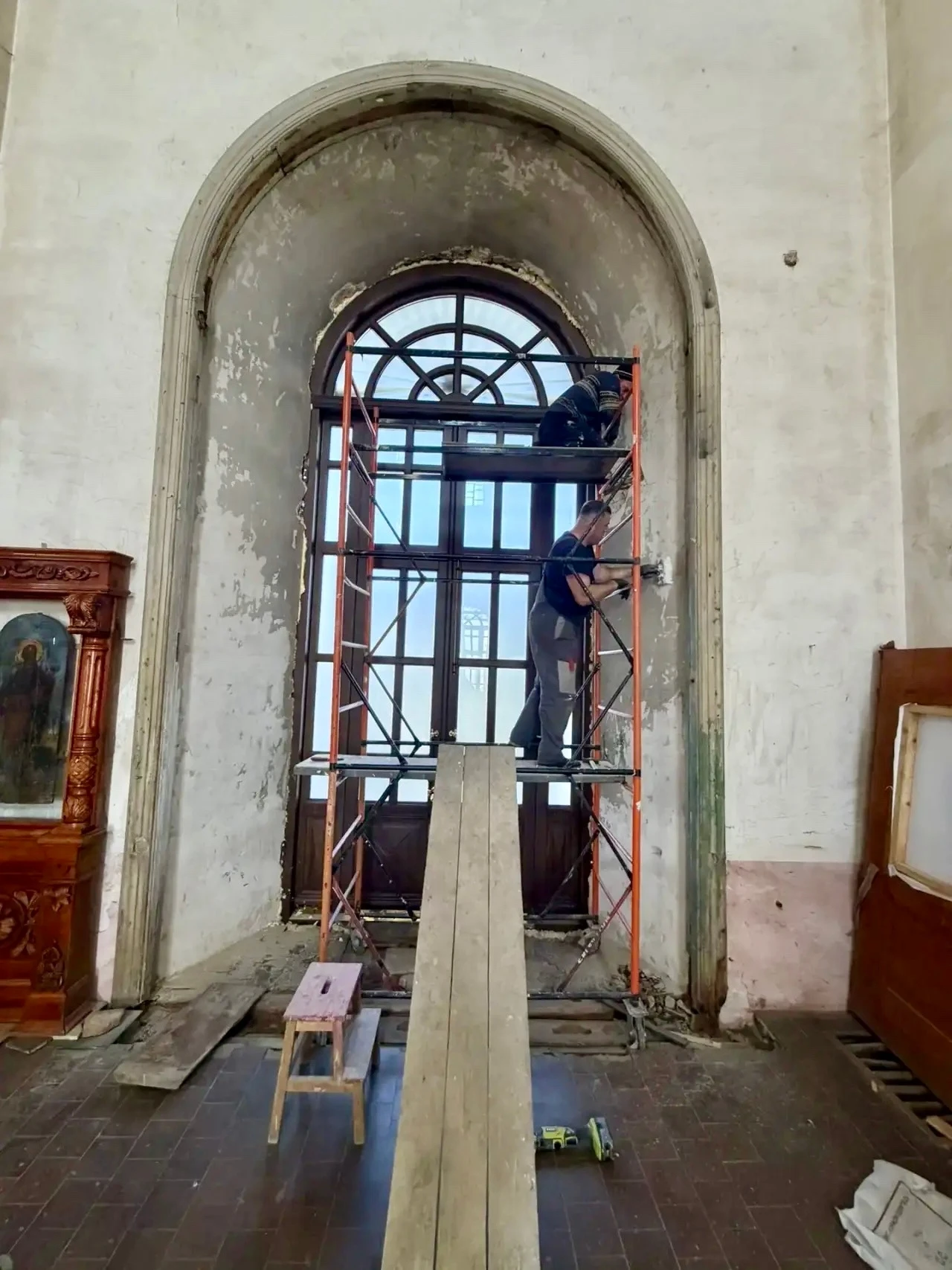 ⛪️ В Спасском соборе Елабуги продолжается ремонт