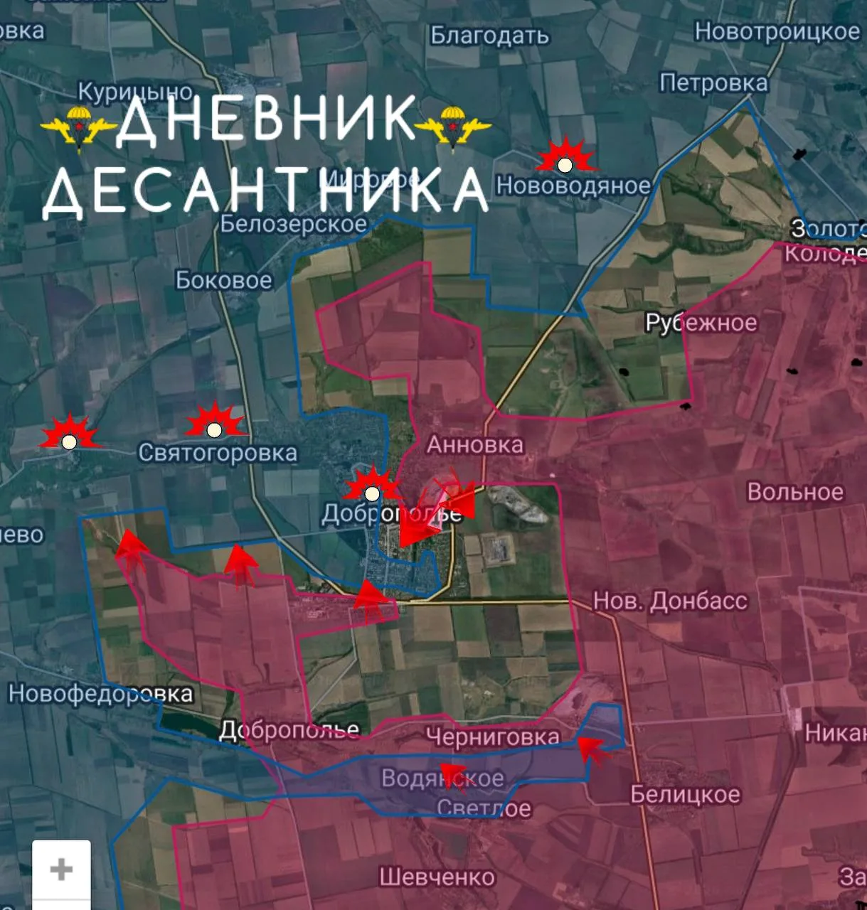 🪂 Добропольское направление.