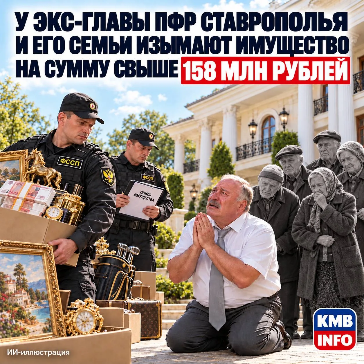 Бизнес жены и дорогая недвижимость: у экс-главы ПФР Ставрополья и его семьи изымают иму...