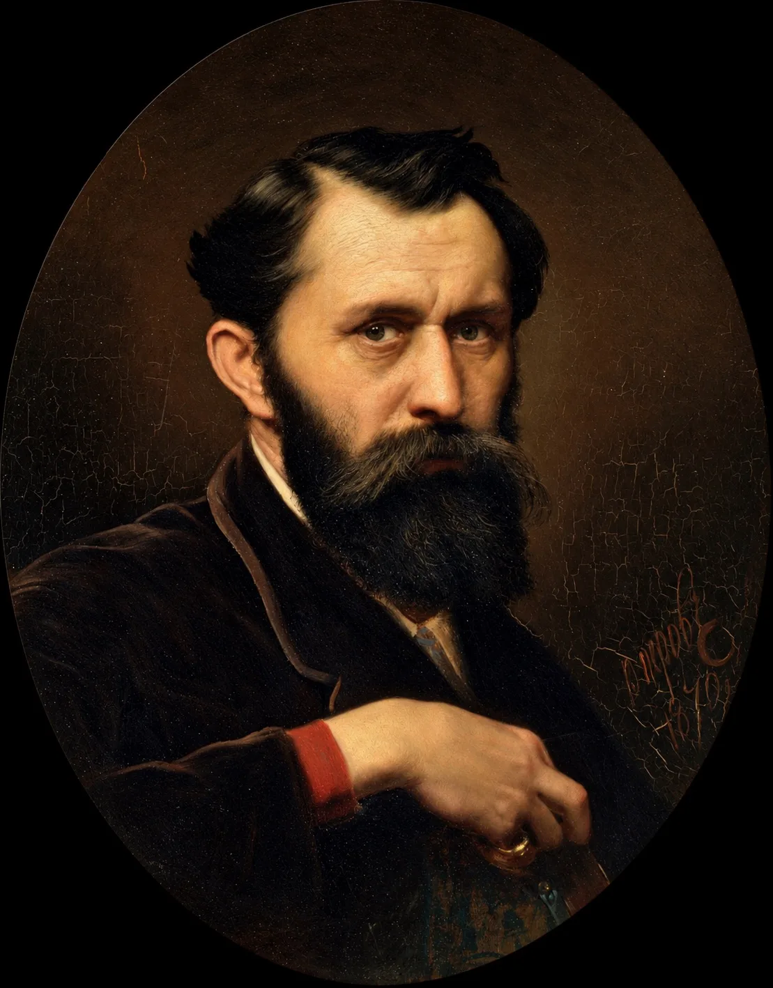Василий Перов «Автопортрет», 1870 г.