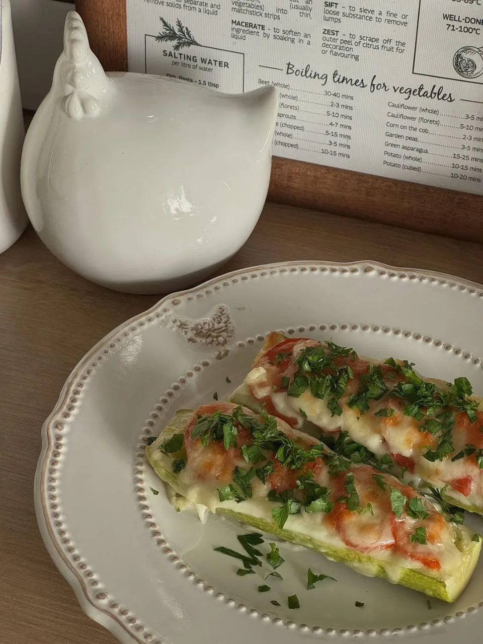 лодочки из кабачков 🥰