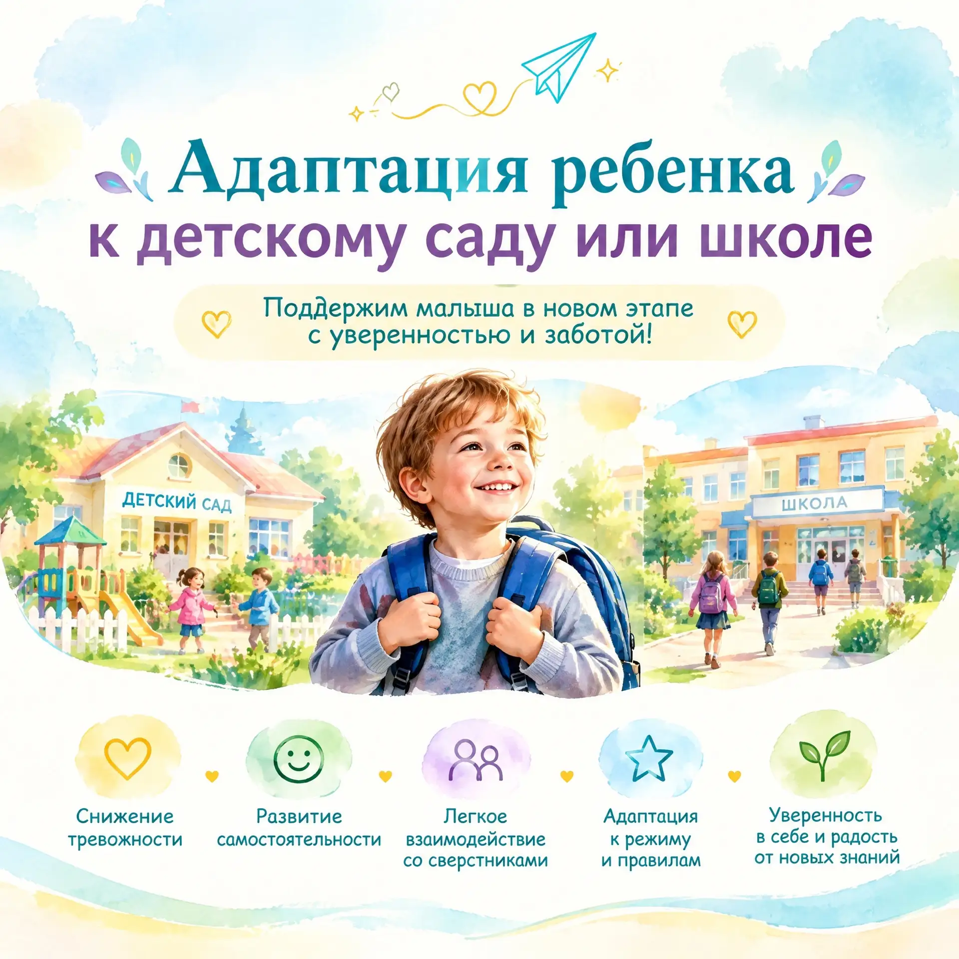 Ребёнок не хочет идти в детский сад. Первоклассник каждый день возвращается уставшим и ...