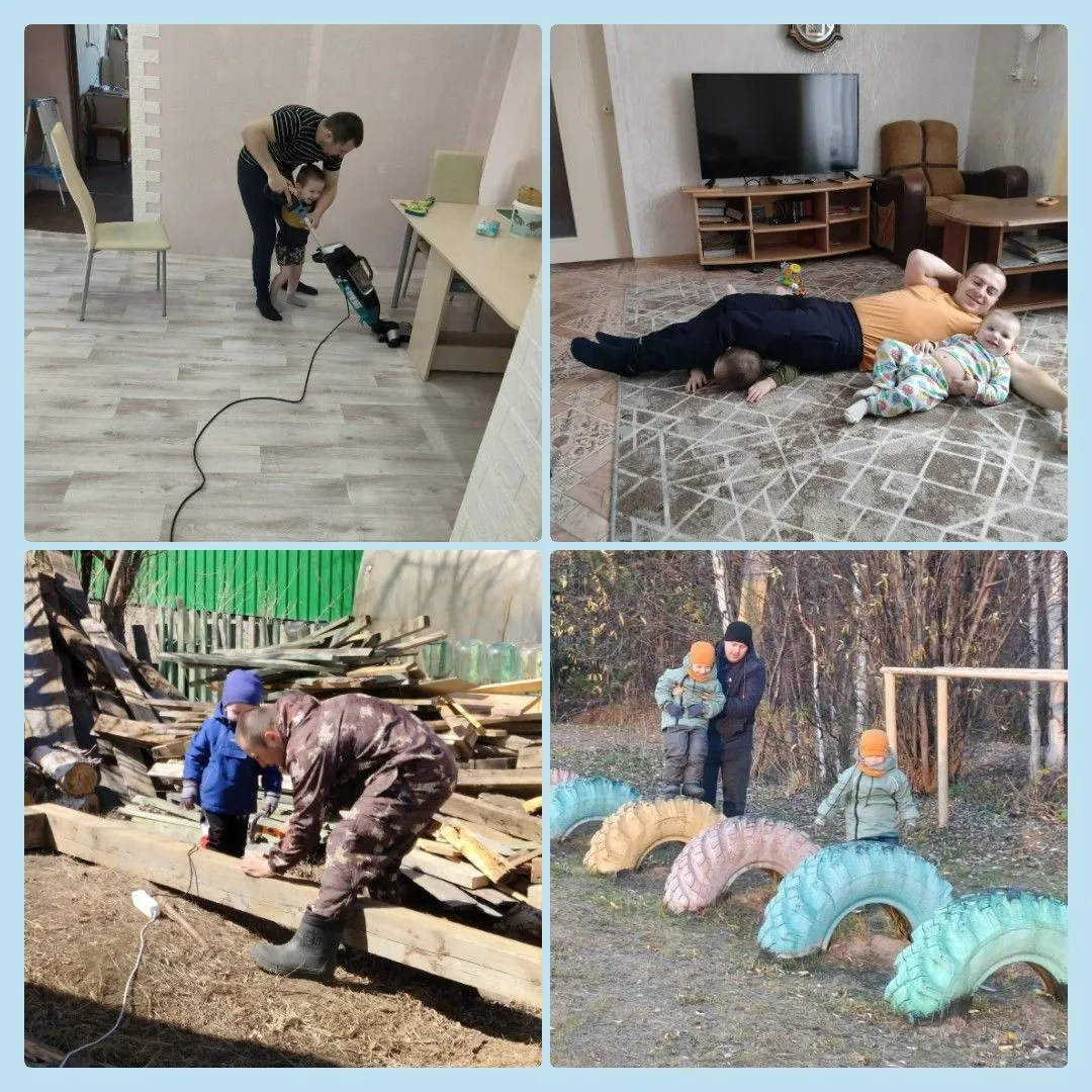 Поплавских Макар, Максим и папа Никита📸