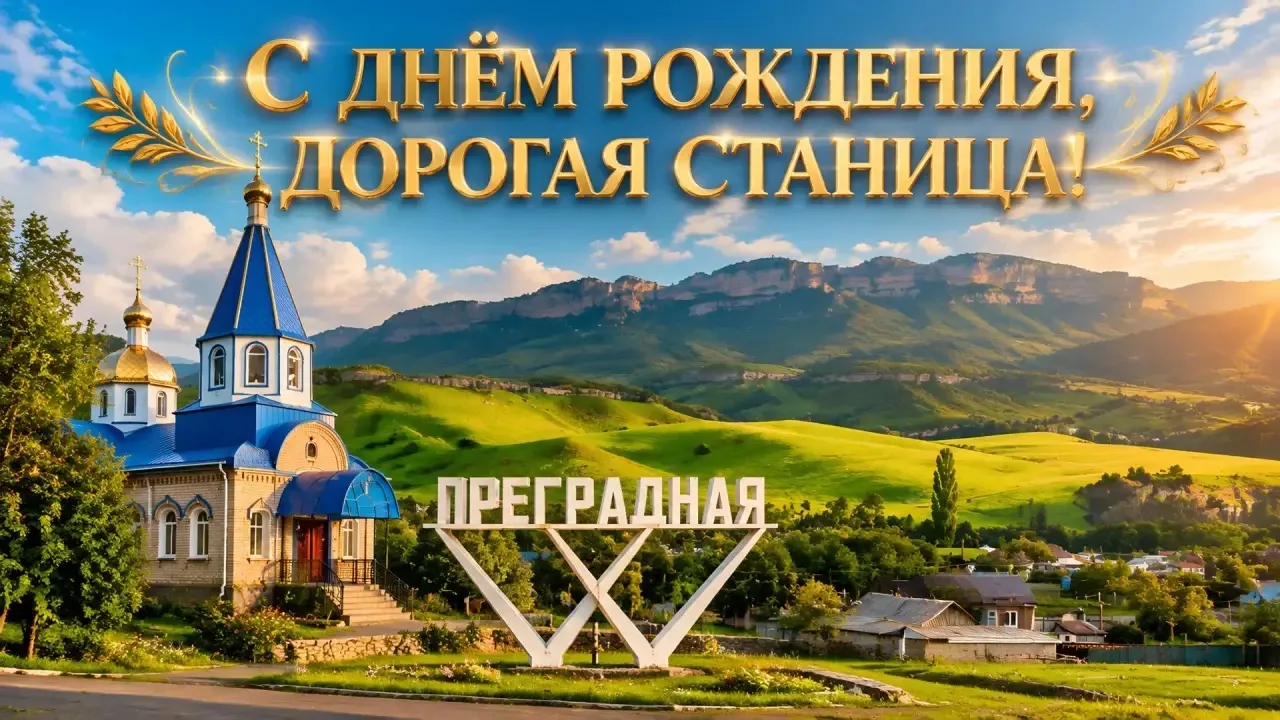 🌿✨ Родная наша Преградная, с Днём станицы! 🍂🏡
