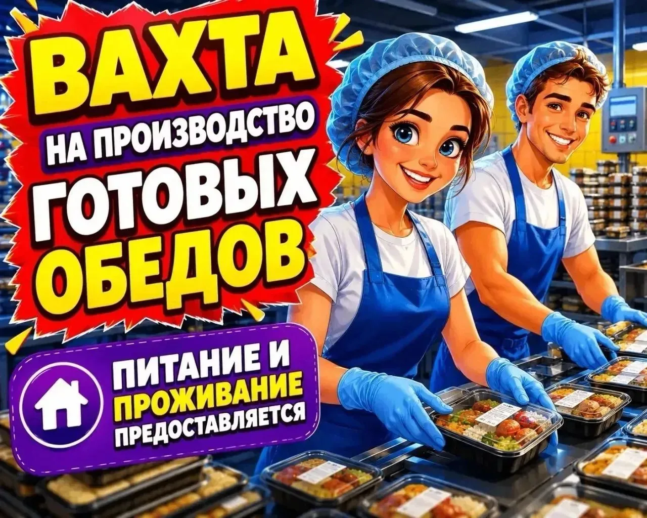 🍱 ПРОИЗВОДСТВО ГОТОВЫХ ОБЕДОВ