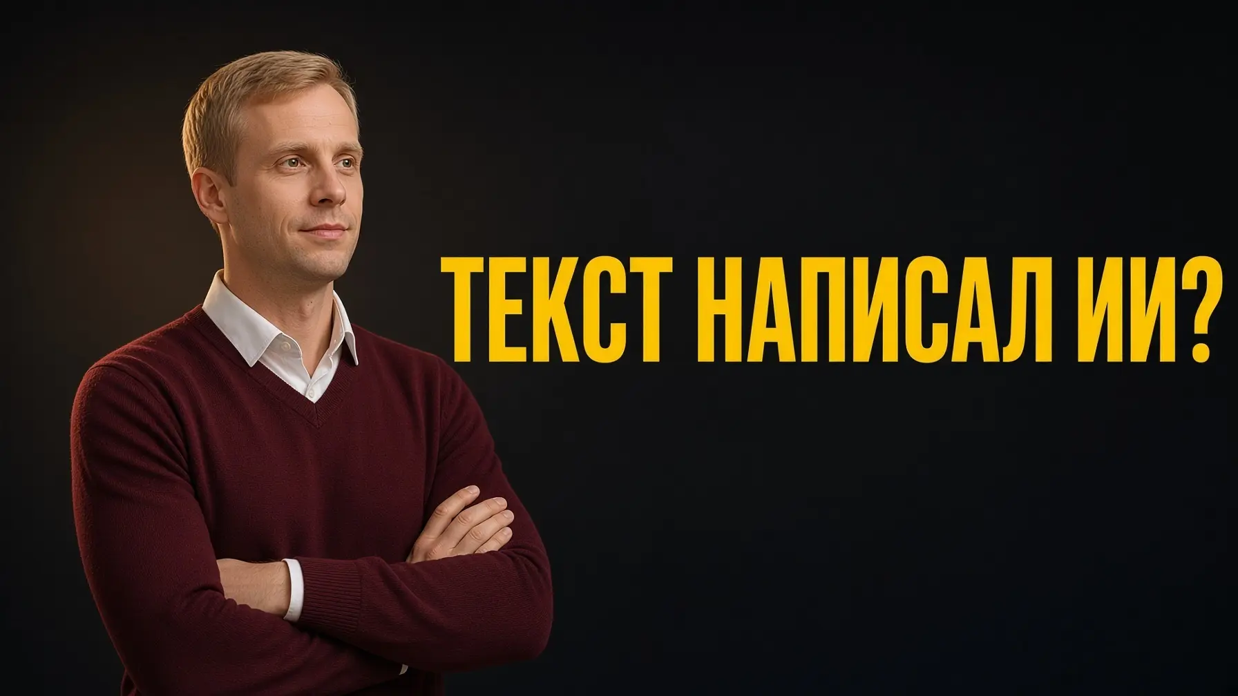 Текст написал ИИ?