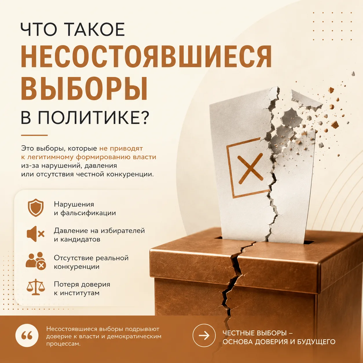 Выборы несостоявшиеся: когда голосование отменяют