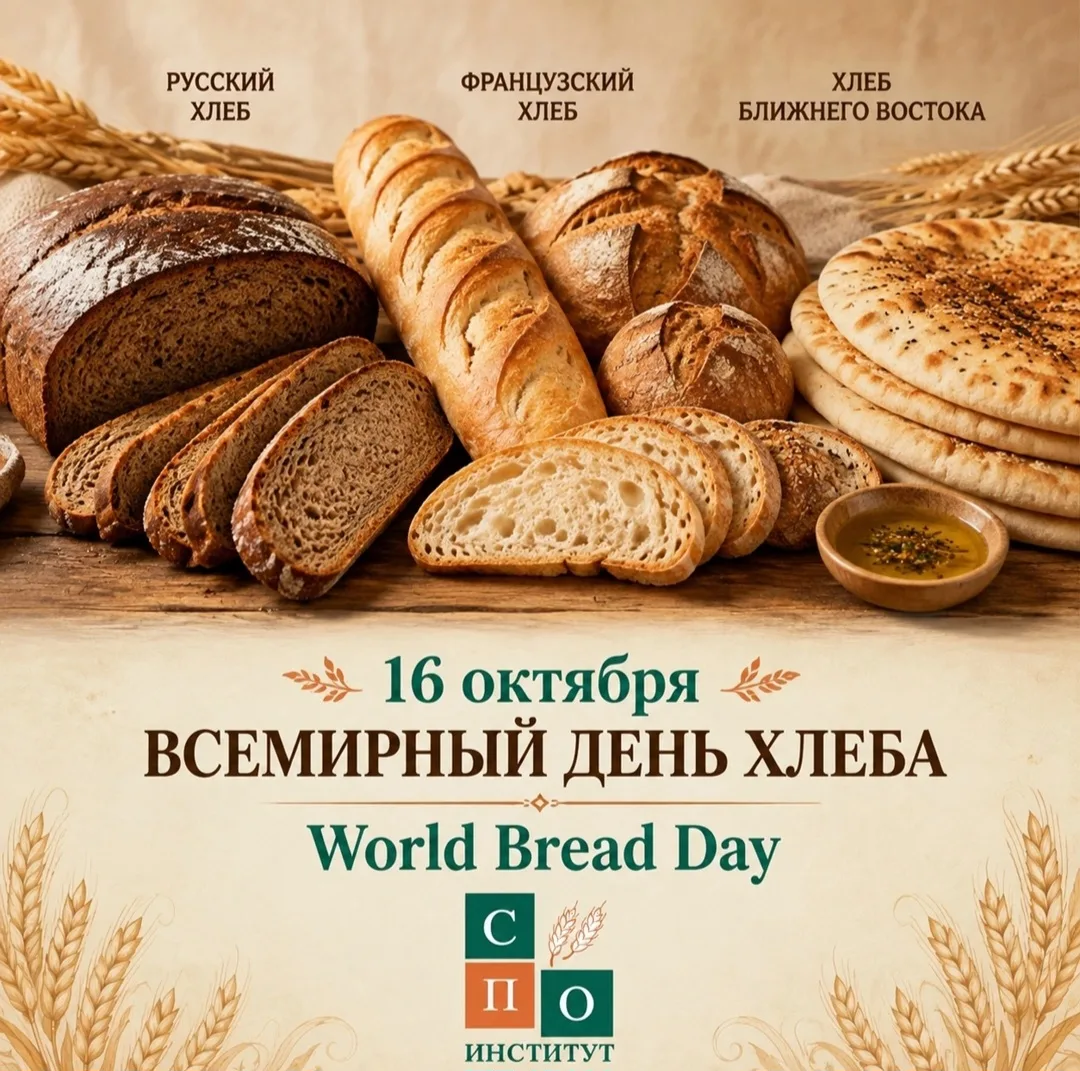 16 октября 2026 года — Всемирный день хлеба (World Bread Day)