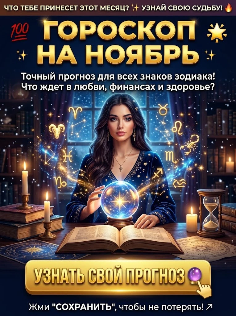 💯  ГОРОСКОП НА НОЯБРЬ 🍂 🍁