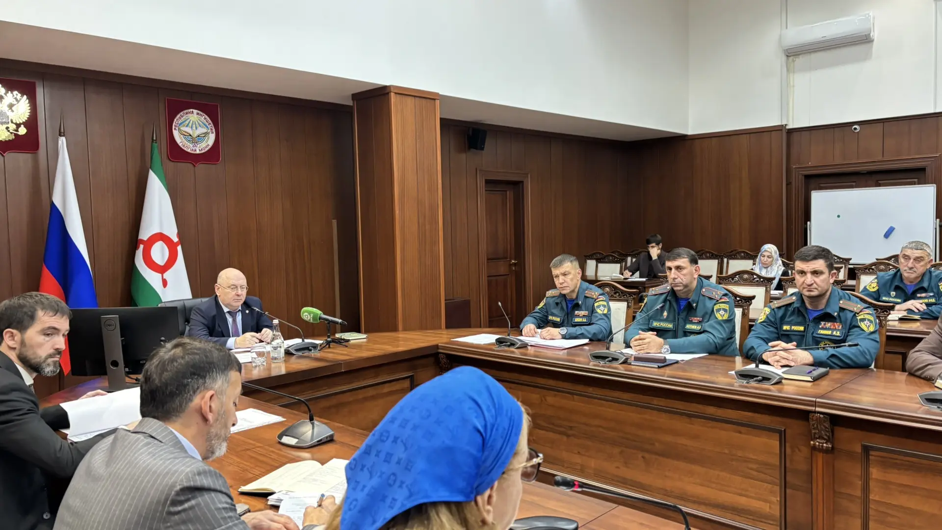 В Ингушетии завершился второй день Всероссийской командно-штабной тренировки по граждан...