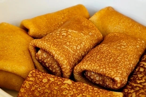 Блины с мясом