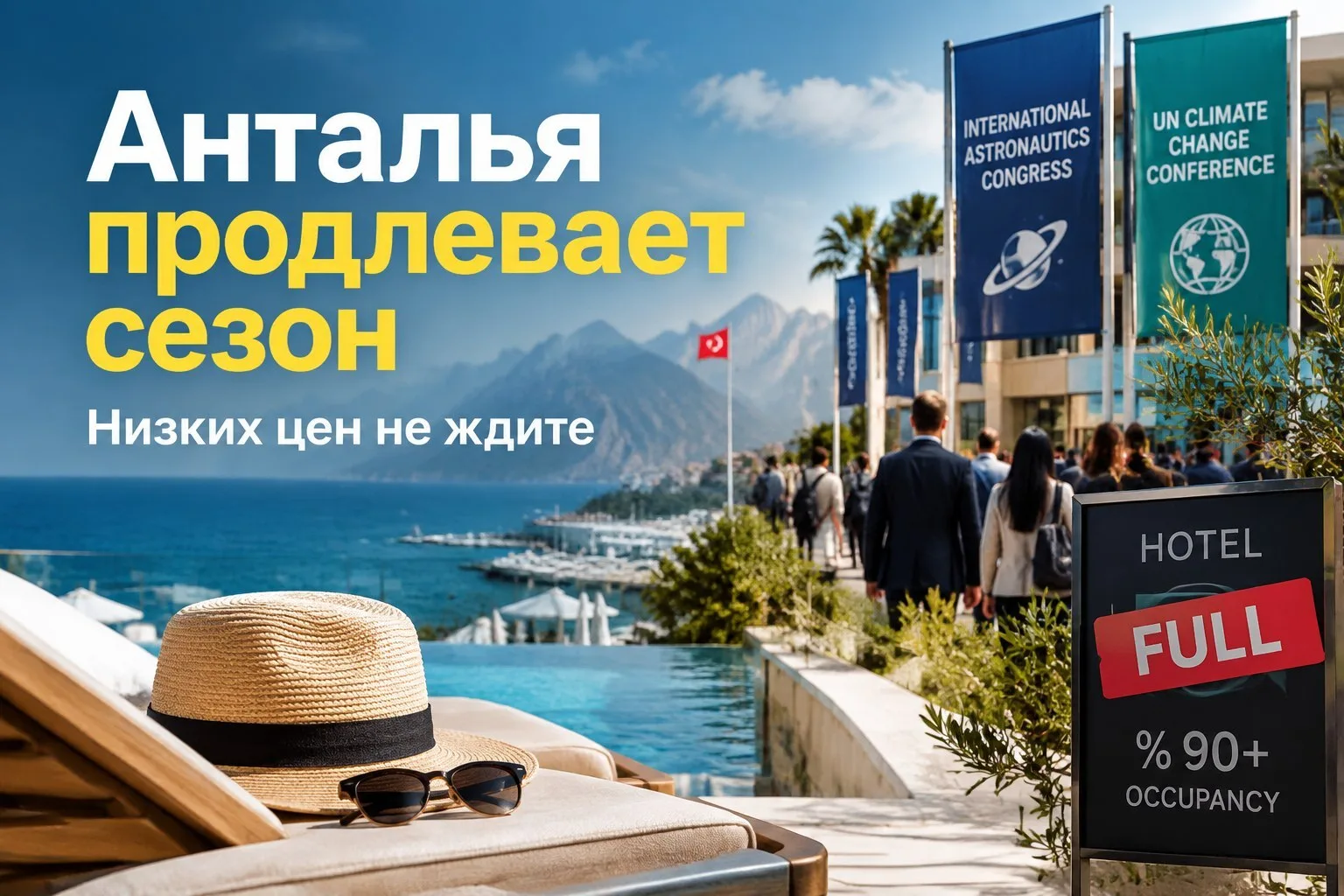 🗞️ Анталья продлевает сезон: низких цен не ждите