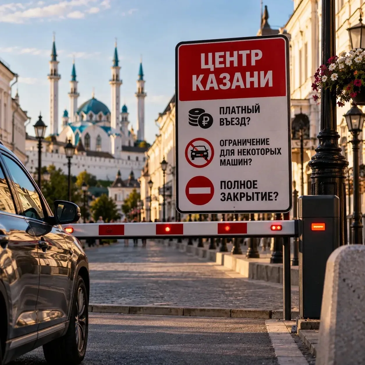 🚗 В Казани предложили сделать въезд в центр платным или вообще закрыть дороги