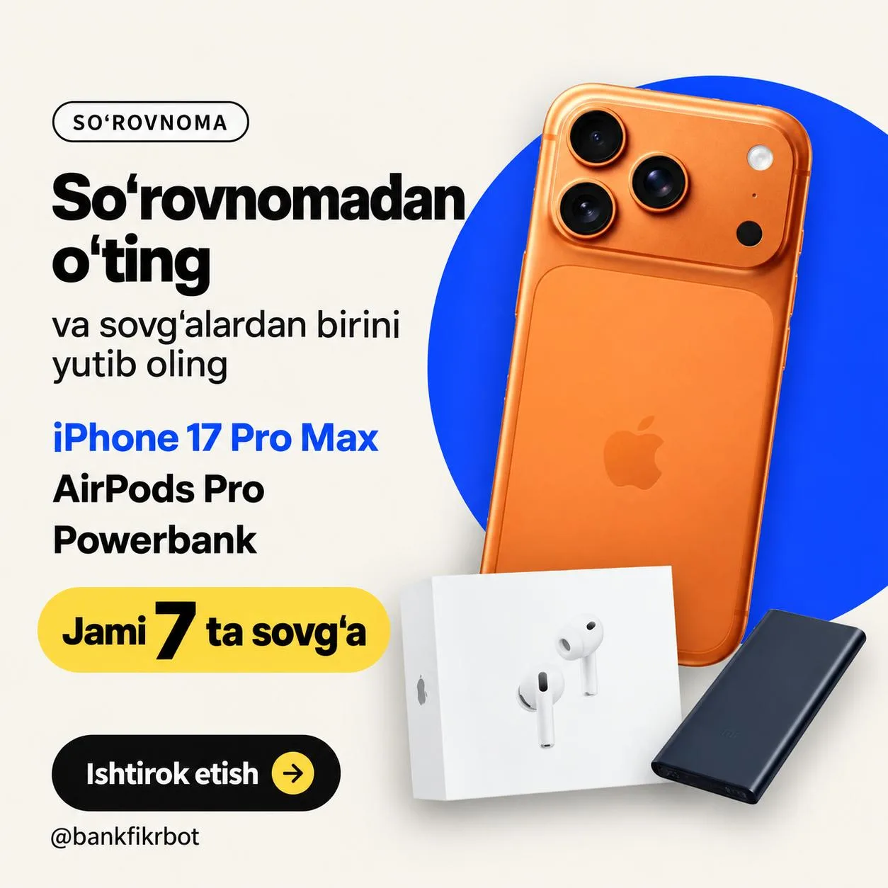 iPhone 17 Pro Max сизники бўлиши мумкин!