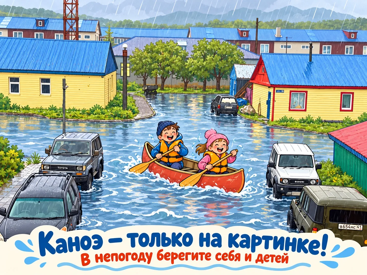 🌧 Уважаемые северокурильчане, берегите себя!