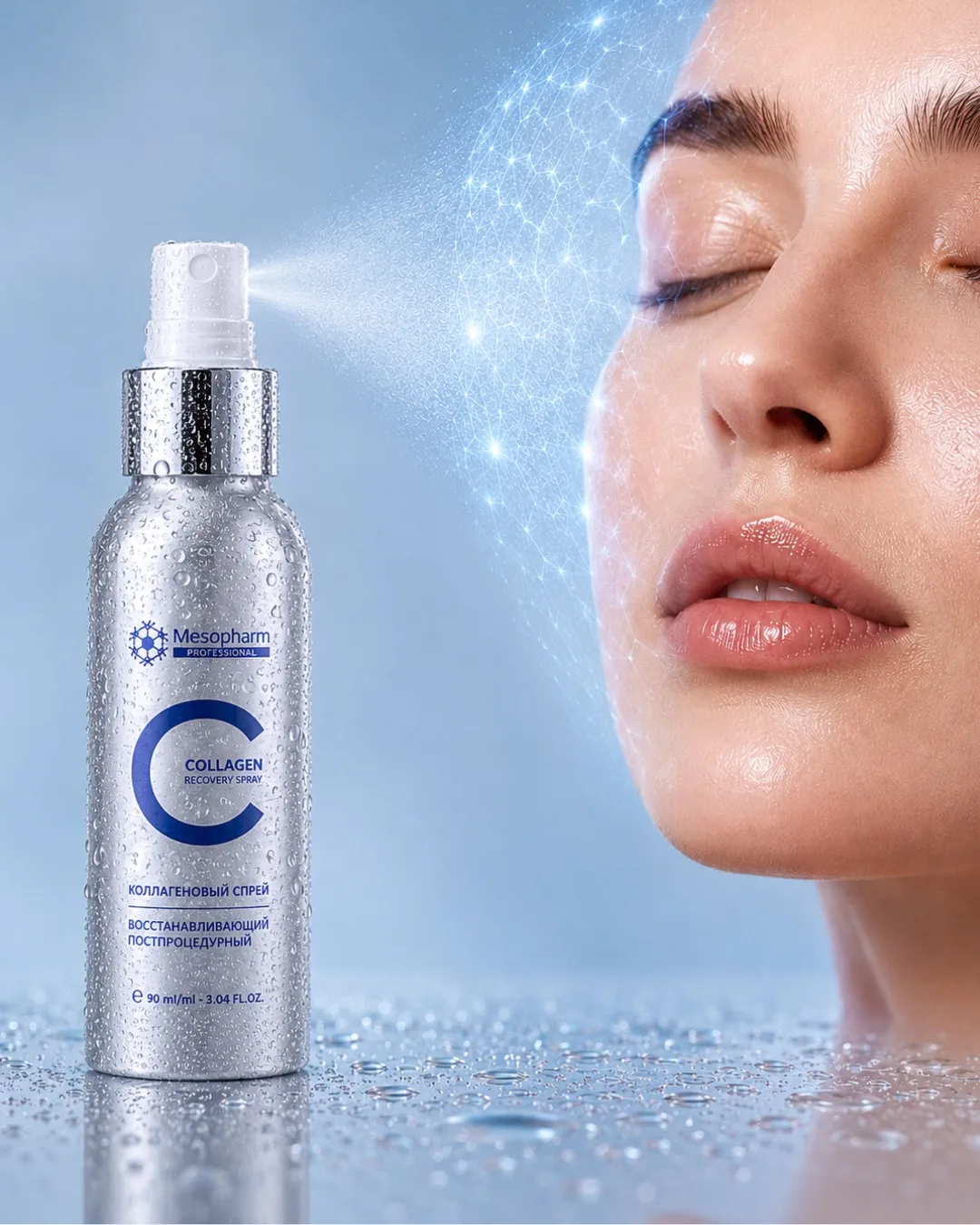 💙 Недавно мы выпустили новинку — COLLAGEN RECOVERY SPRAY, восстанавливающий постпроцед...
