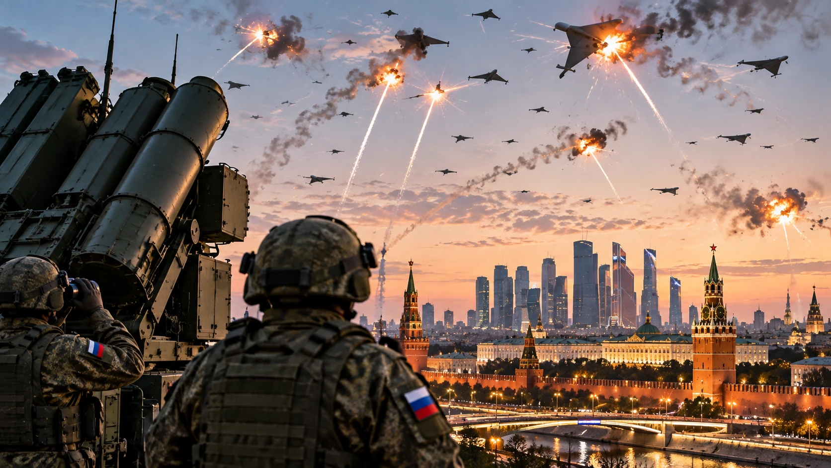 ВСУ предприняли одну из самых массовых с сентября попыток атаковать Москву