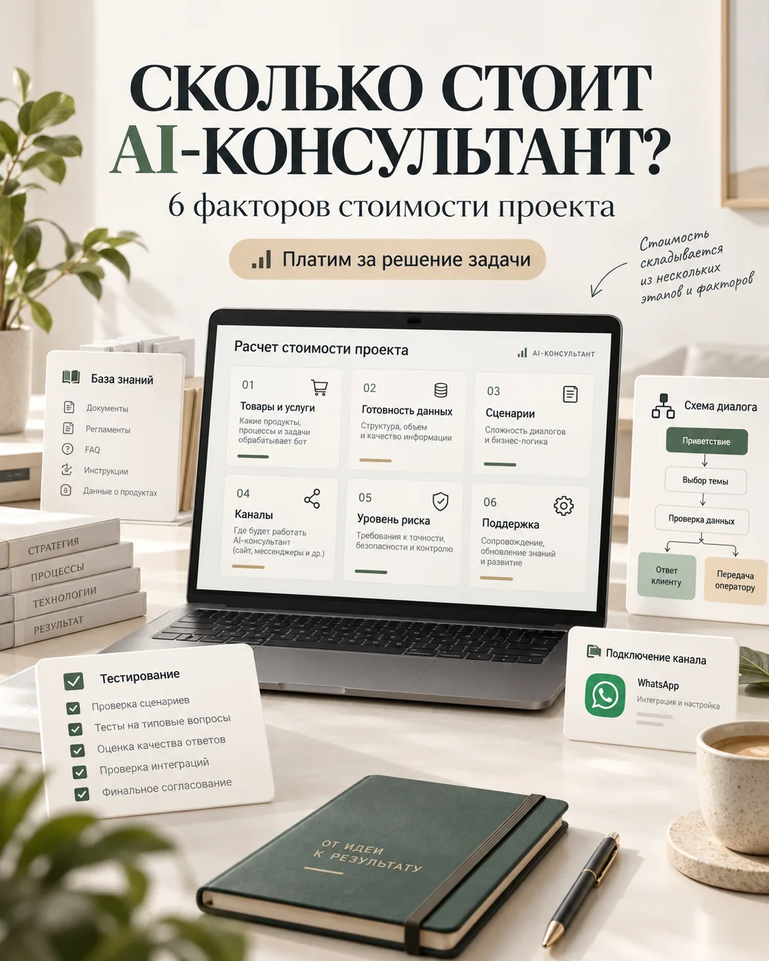 Из чего складывается стоимость AI-консультанта