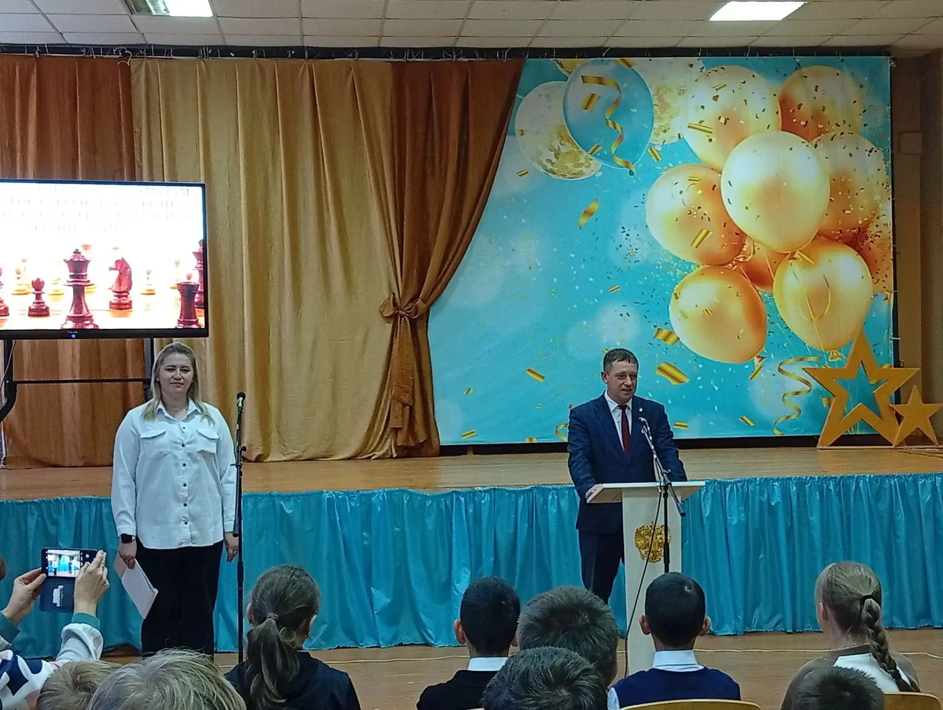 🏆 Сегодня на базе нашей школы прошёл муниципальный этап областного турнира по шахматам...