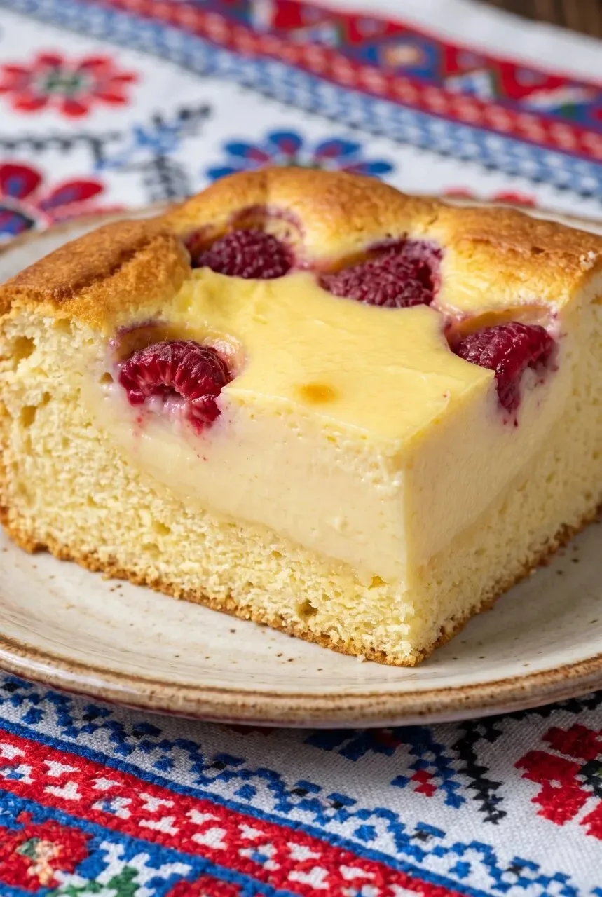 🍰 Итальянский пирог Нуа с заварным кремом