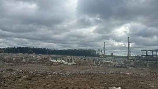 Новости с территории особой экономической зоны у поселка Лесково.